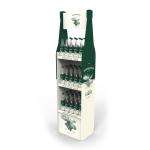 Cosmetic Nail Polish Stand Cardboard Free Standing Nail Polish Rack
