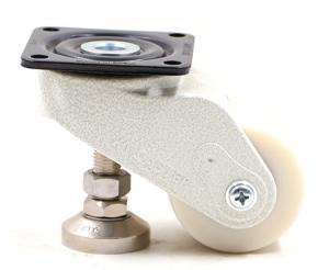 China Aluminum Alloy Body PA6 Swivel Universal Caster Wheels 800kg With Flange Brake wholesale