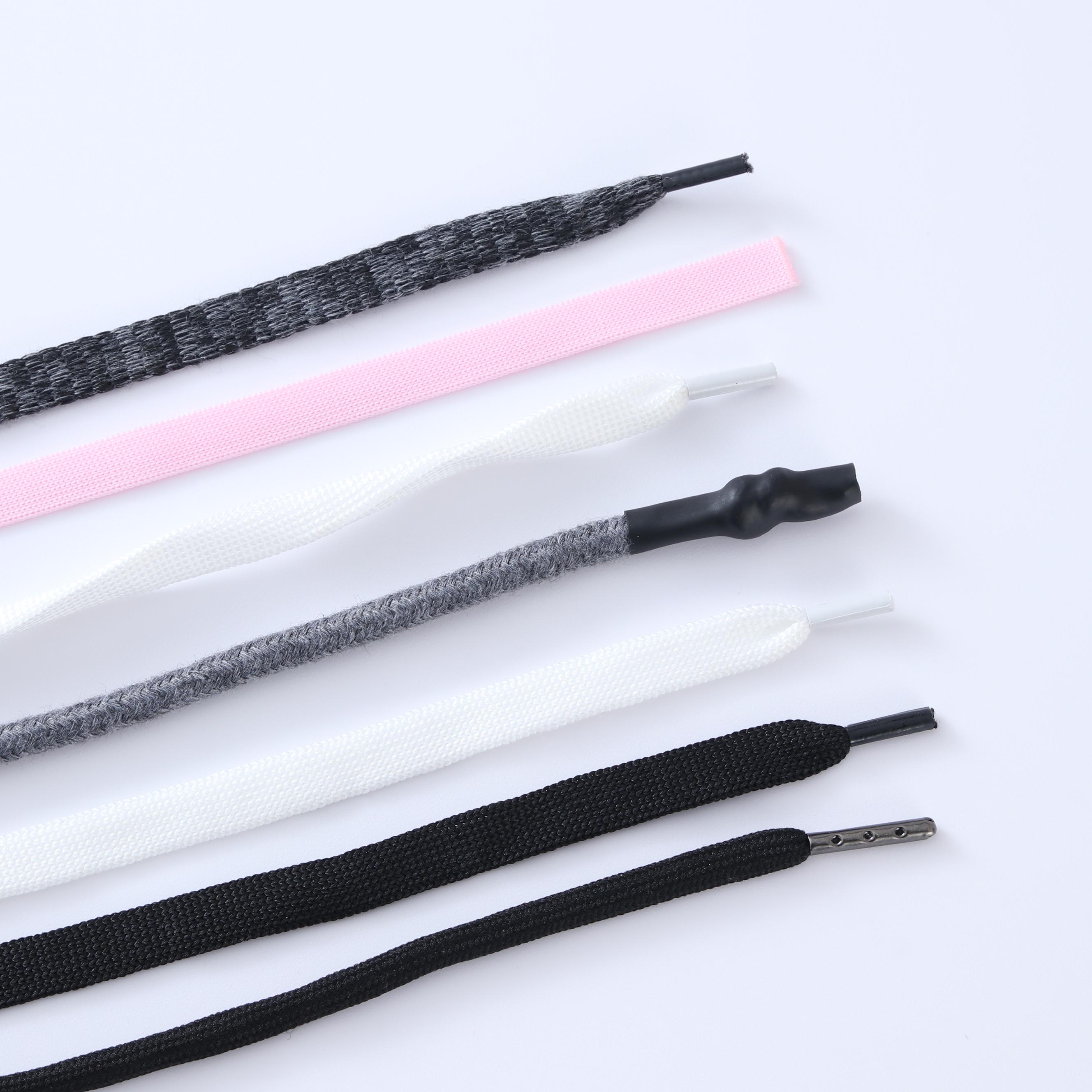 Bags Jacquard Home Textile Woven 100% Polyester/cotton Sports Shoelaces Custom for Shoes