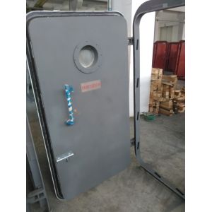 Marine Steel Weathertight Door with Round Window Quick Acting