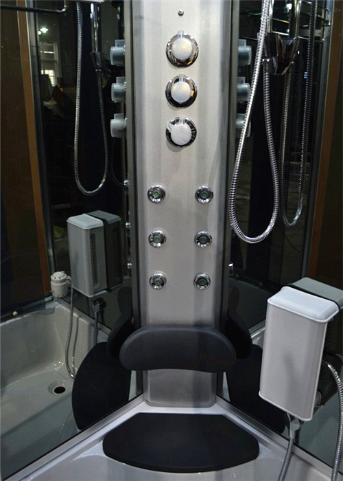 Comtemporary Steam Room Shower Combo With Whirlpool Tub ABS Tray Material