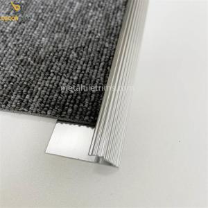 China Curved Edge Carpet To Vinyl Transition Strip Aluminum 6063 Material wholesale