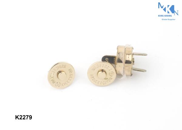 Metal Bag Magnetic Button Brass Material 14mm Diameter K2279 Magnetic Handbag