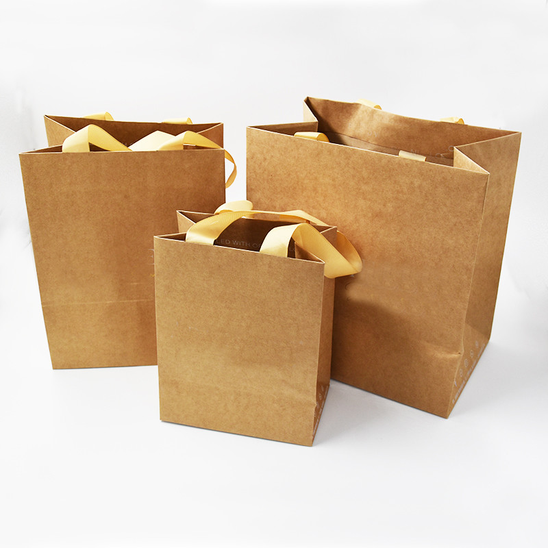 Custom Size Paper Shopping Bags for Promotion Retail ISO9001 SGS FSC
