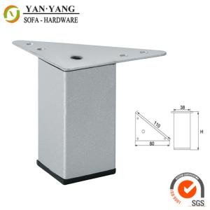 China 80mm high silver sand furniture legs triangle stainless steel table legs SL-038 wholesale
