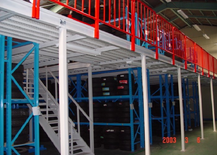 Factory / Warehouse Multi Tier Mezzanine Rack Attic Floor Space Saving