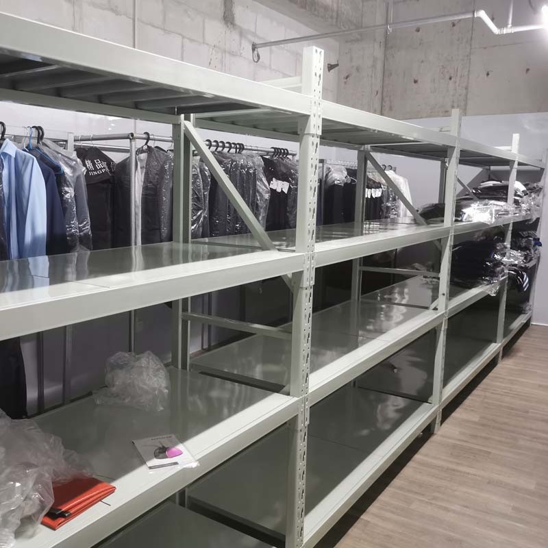 5 Shelves Boltless And Rivet Storage Racks Custom Warehouse Racking