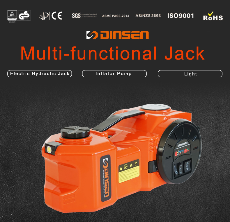 CE Certification and Car Jack Use Electric Trailer Jack 10 ton electric hydraulic jacks  Mini Electric mechanical car jack  with