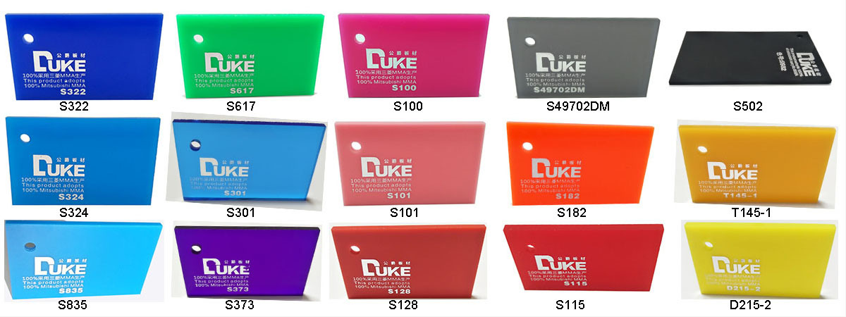 5mm Colored Acrylic PMMA Mirror Sheet Light Transmission 92%