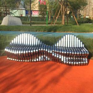 China Stainless Steel SGS 280cm 4 Seater Garden Bench wholesale