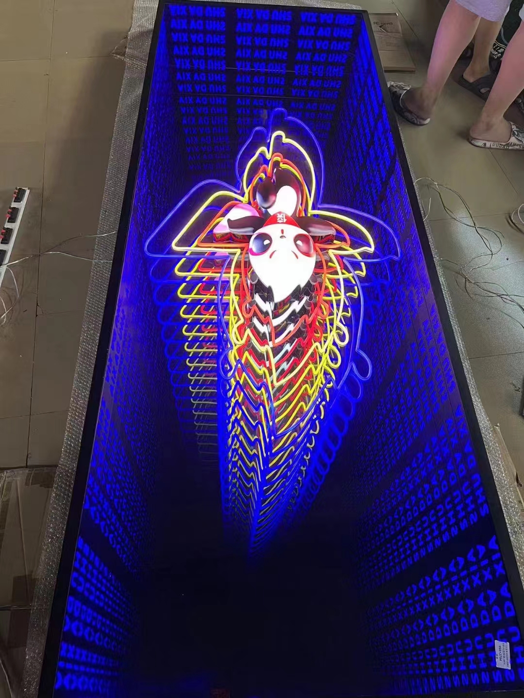 50000 hours Lifespan Smart Wall Hung Custom Rgb Decoration Endless Led Infinity Mirror 3D