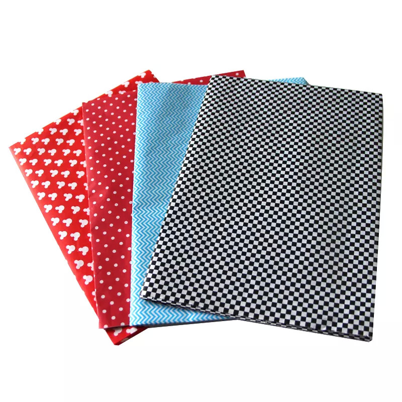 Polka Dot Gingham Double Color Background Tissue Paper Wrap For Shoe Box Nail Polish