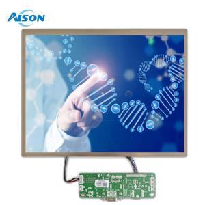 China 12.1 inch 1024x768 IPS LVDS Industrial TFT Display 650cd/m2 wholesale