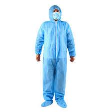 China Disposable Non Woven Polyethylene Isolation Gown Yellow Blue In Stock wholesale