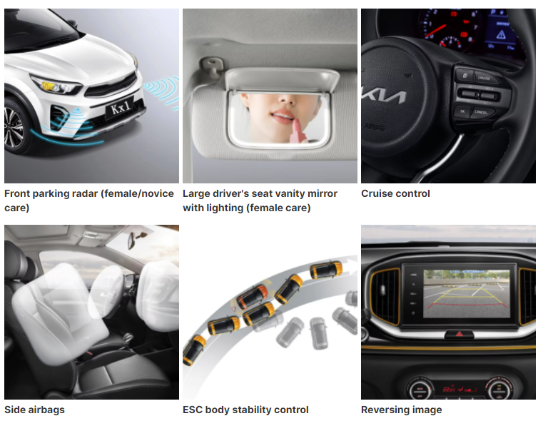 Kia KX1 2021 Trendy Concept Compact Family SUV with Low Fuel Consumption and Maximum Torque of 132.4 Nm