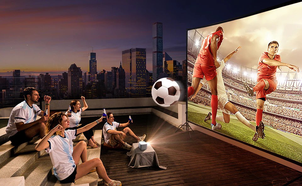 Flyin V8 750Ansi Lumen 1080p Home Theater Projector Mini Smart Full Hd 4k Dlp Led