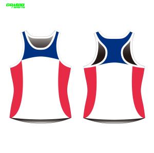 China Custom Athletic Teamwear Breathable 100gsm Women'S Racing Singlet wholesale