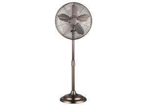 China 16&quot; Plug In Metal Blade Pedestal Floor Oscillating Fan Adjustable Height 50Hz wholesale