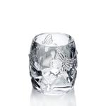 Glass Transparent Butterfly Classic Pattern Candle Holder Tealight Set for party