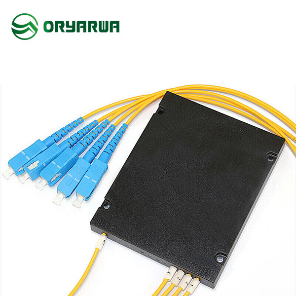 Fiber Optic 1x4 Cassette PLC Splitter ABS Material