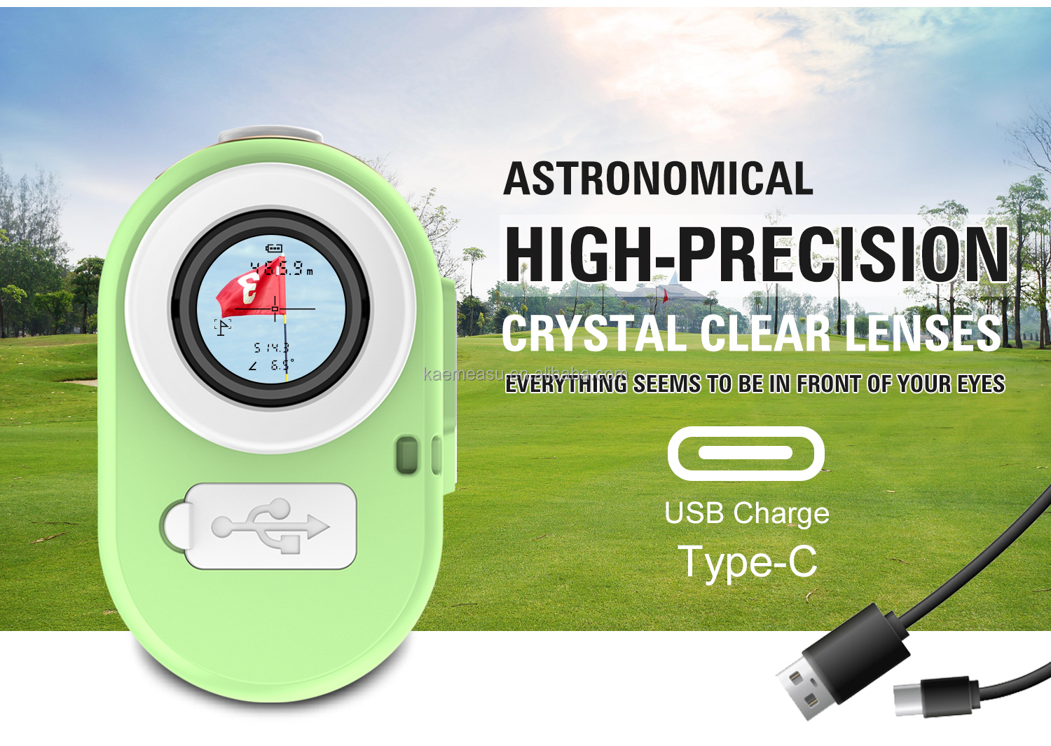 Industrial Grade Golf Laser Rangefinders Binoculars ODM 1200m Professional Golf Slope Scope with 126g Battery