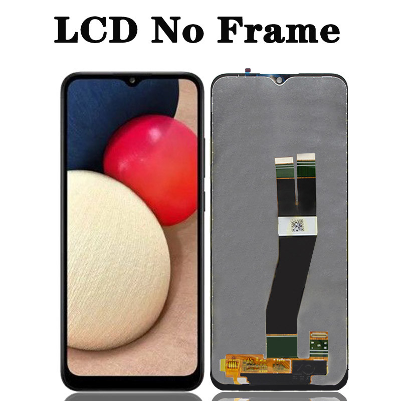 Black 6.5" Galaxy A02 Display Lcd Assembly Replacement