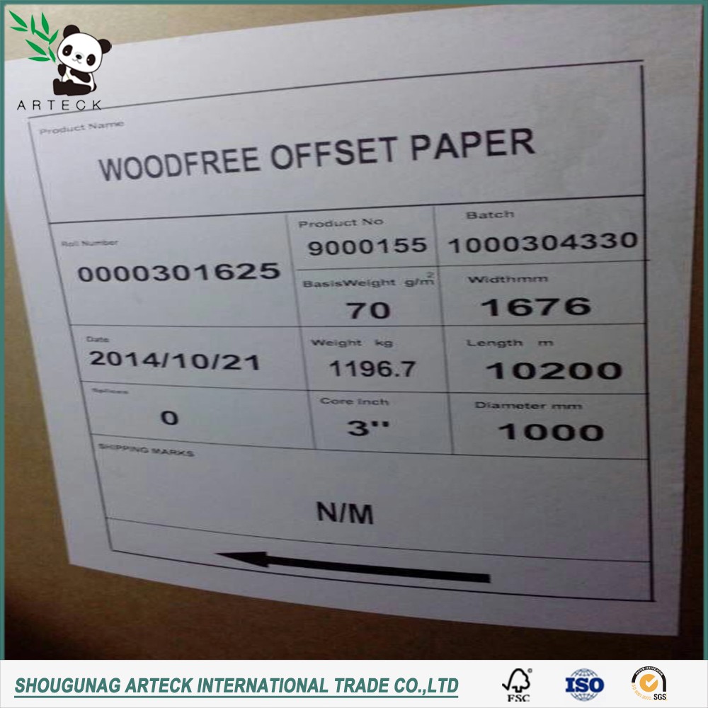Complete Specifications Offset Bond Paper for Compatible Printing and Acceptable OEM