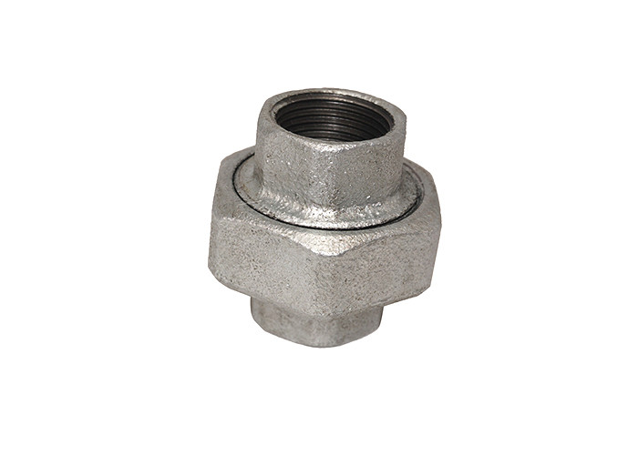 1 Inch Pipe Union Conical Fittings , Din Standard Gi Pipe Coupling Smooth Surface
