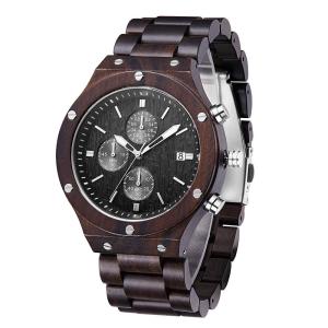 China 2018 wooden watch case wooden watch diy wholesale