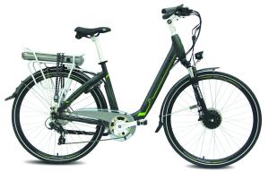 China Around The Block Electric Women'S Bicycles 250/500w Motor with Rear Rack wholesale
