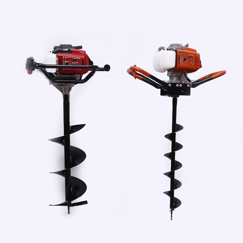 1 Person 2 Stroke 63CC Ground Digging Machine Planting Trees Fertilize gas earth auger For Orchard