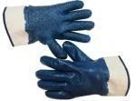 Black Fully Coated Nitrile Gloves Nitrile Grip Gloves Jersey Liner