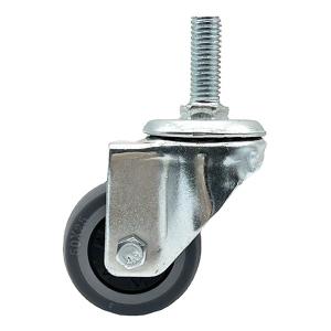 China Furniture Soft Rubber Silent TPR Caster Wheels 2 Inch With Bearing wholesale