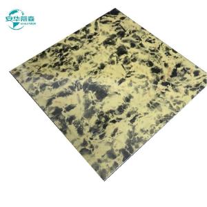 China Marble Grain Acp Aluminum Composite Panel Sheet 3mm wholesale