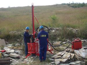 China Light weight portable oil prospecting drilling rig TSP-40 wholesale