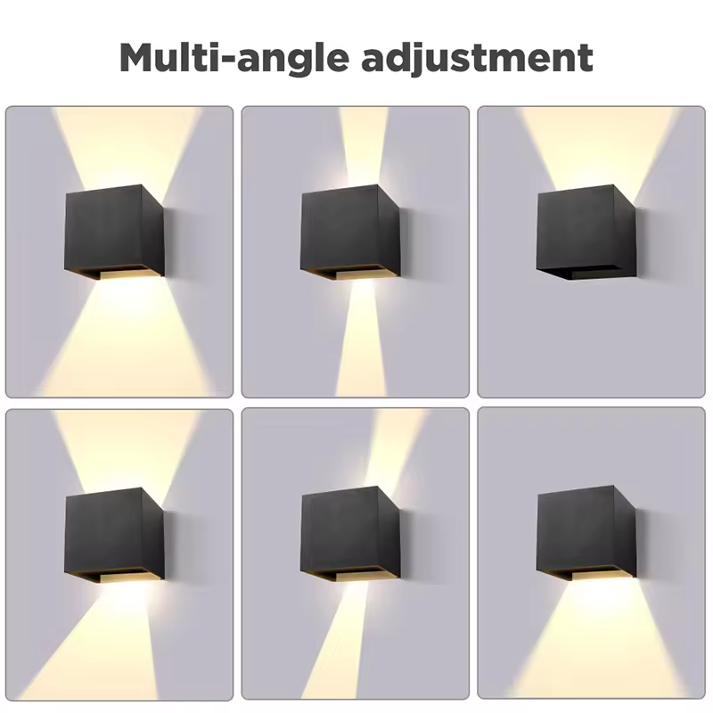 Popular Outdoor Solar Wall Light for Exterior Wall Waterproof 4W/6W/8W/10W CRI 80