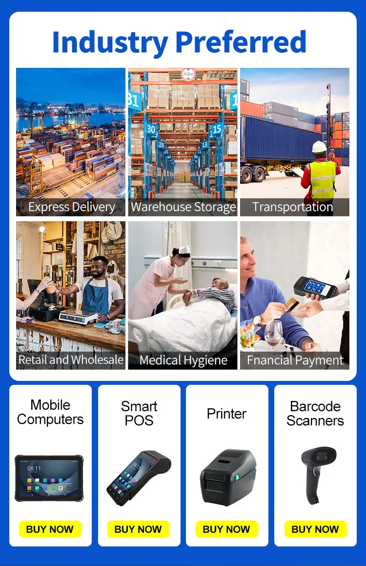 URO VO DT50 Industrial Rugged Handheld Barcode Scanner Data Collector Android PDA Terminal