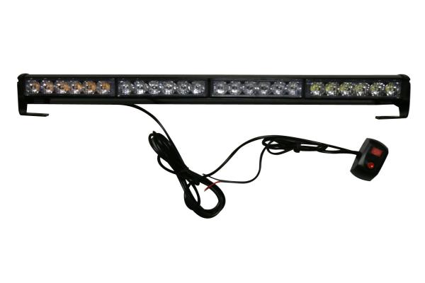 72W 12V Four Color LED Light Bar Flood Spot Combo Waterproof Driving Lights Off