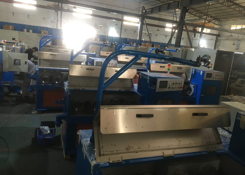 Plastic Copper Wire Drawing Machine With Annaeler