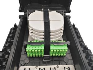China FTTH Drop Cable 16 Ports Fiber Optic Cable Joint Box, Fiber Optic Junction Box Enclosure wholesale