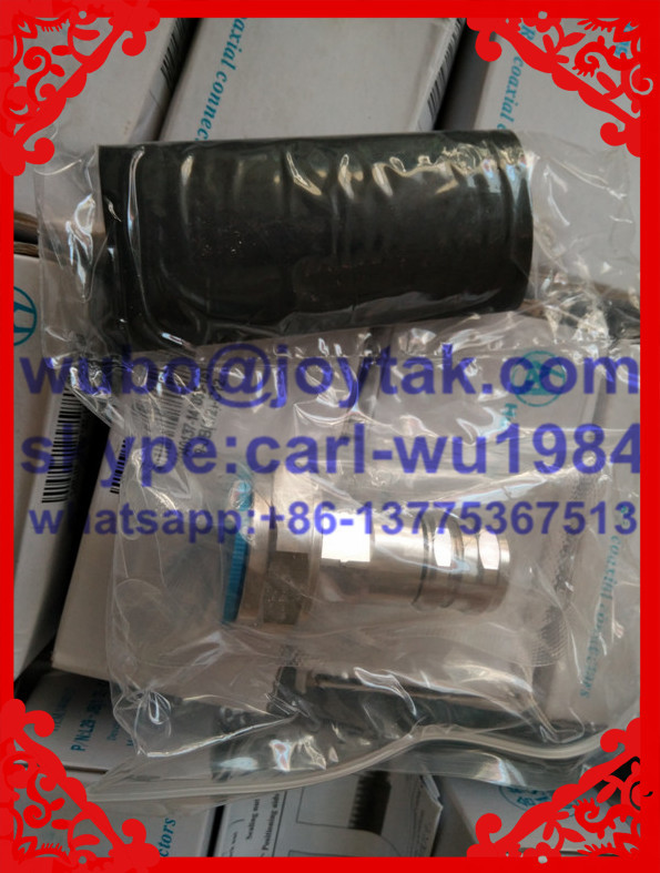 DIN 7/16 adaptor DIN 7/16 female to DIN 7/16 male with washer and nut all brass factory selling