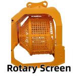 Excavator Rotary Screen Bucket Sieve Bucket Customized