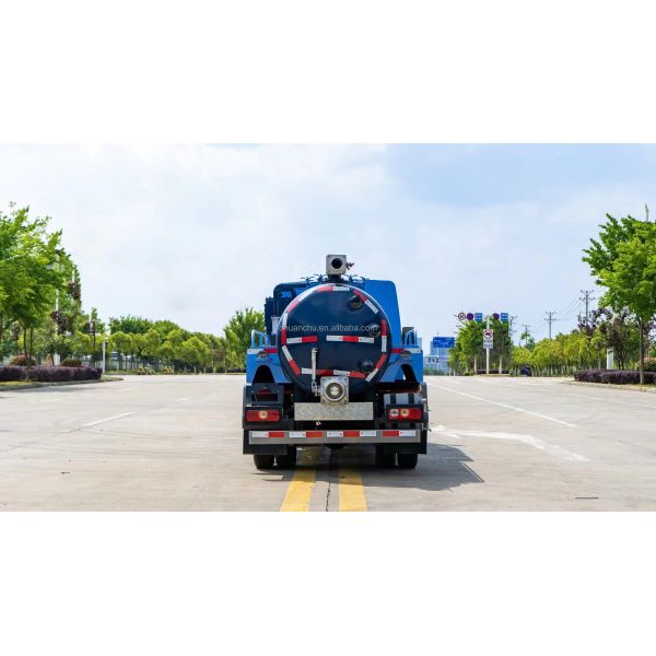 Clean Sludge Energy Fecal Suction Truck Pure Electric Vacuum Pump Sanitation Vehicles