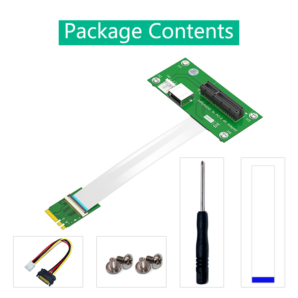 Gold Plated SATA 15pin PCI-E Express X4 USB Riser Card Mini