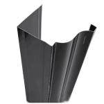 Building Material House Roofing Black Metal Polished Galvanized Steel Rain