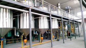 China First-level Refinig Carbon steel 15TPD cooking oil refinery machine wholesale