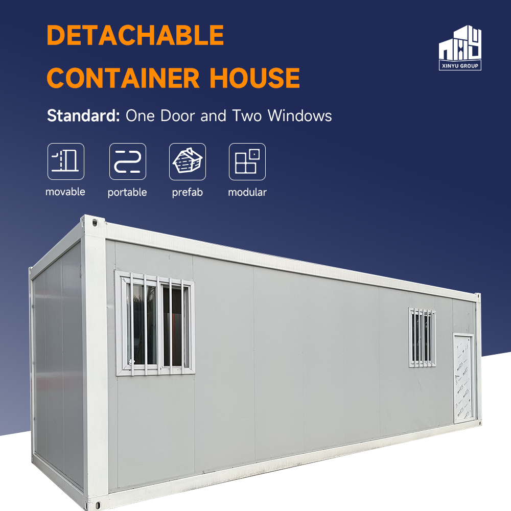 Thicken Sandwich Panel Modular Houses Prefab House 20 Feet Fast Assembly Flat Pack House Container Eco and Fast Advantages