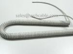 30V Low Voltage 28AWG Spiral Cable Chemical Resistant Jacket Color and UL