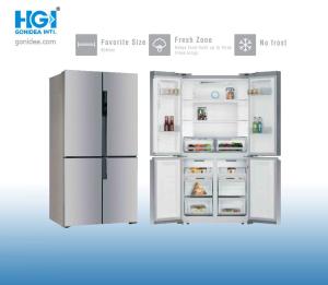 China Double Door Kitchen Frost Free Refrigerator Side By Side 490 Litre 41db wholesale