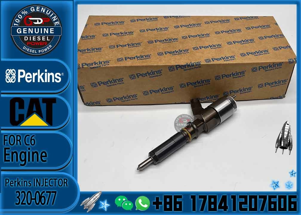 Excavator E320D E323D Diesel Engine C6.6 Fuel Injector 3200677 320-0677